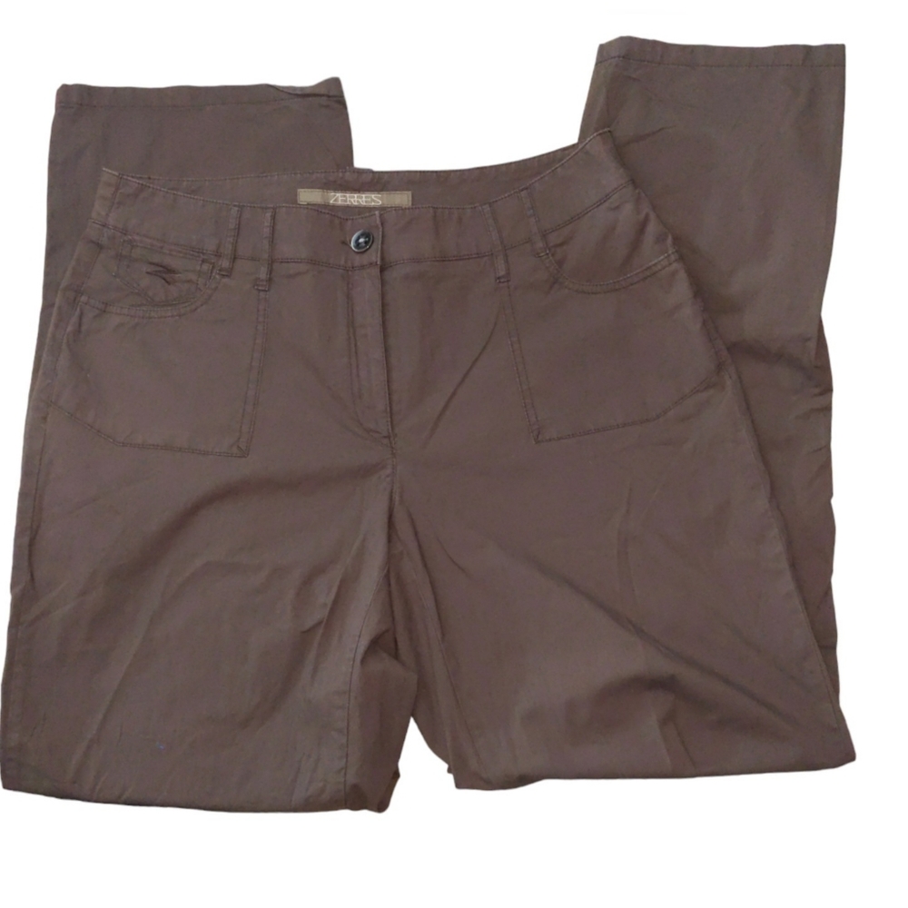 Zerres Brown Light Weight Brown Pants  Size 42 Normal